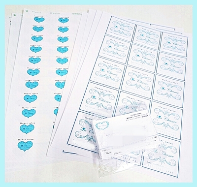 オリジナルロゴ・名刺・シール・ショップカード 販売 レッスン 泉佐野 パソコン教室